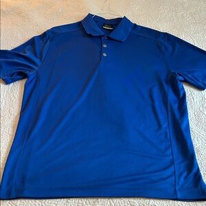 Nike Men's Vibrant Blue Polo Shirt